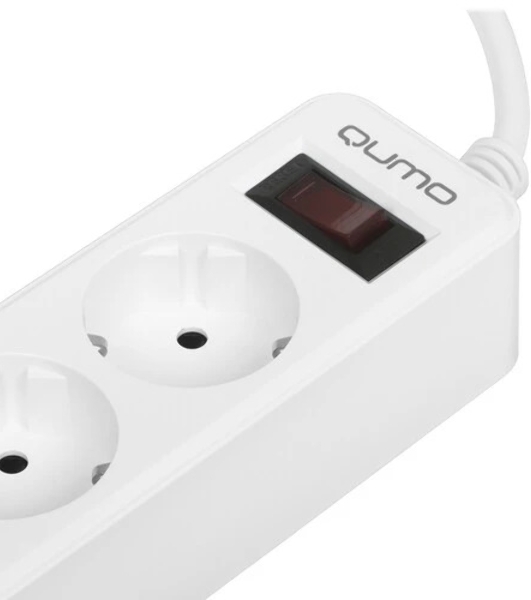 Сетевой фильтр QUMO Power Bar 5SP4U (P-0005), белый