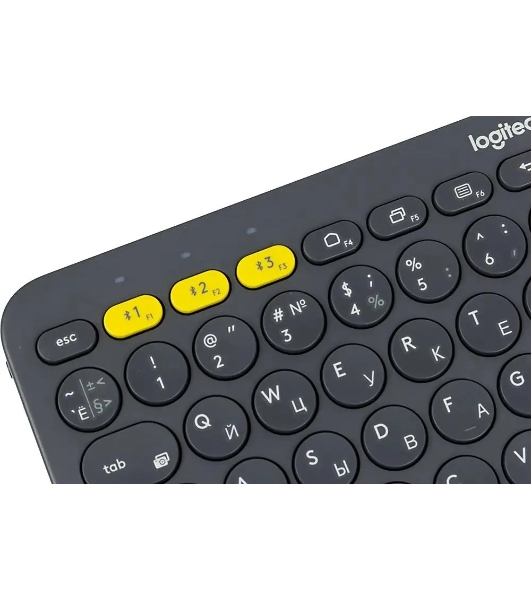 Клавиатура беспроводная Logitech K380, Bluetooth, темно-серый