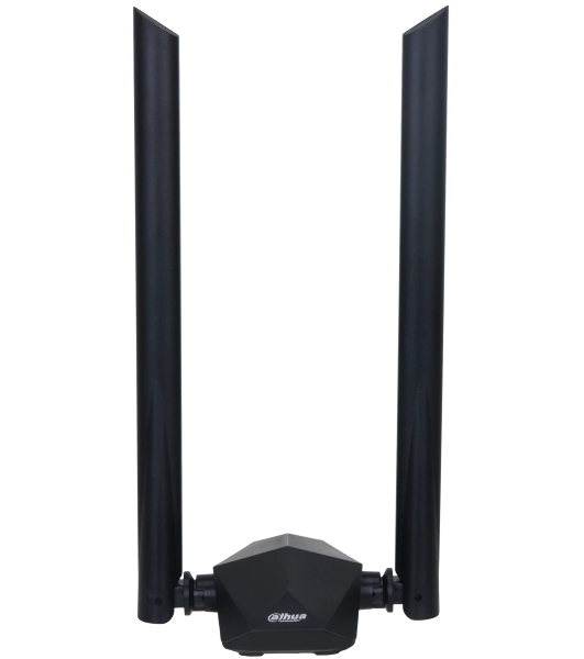 Сетевой адаптер Dahua DH-NC1800/Wi-Fi 802.11ax/2.4 ГГц до 574 Мбит.с + 5 ГГц до 1201 Мбит.с/2 антенны/USB 3.0/черный (DH-NC1800)