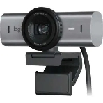 Веб-камера Logitech MX Brio 3840x2160, 30 кадр/с, USB Type-C, микрофон (2 шт, шумоподавление), автоматическая фокусировка, автоосвещение, HDR, шторка приватности, слежение за лицом, универсальное крепление, серебристый, фото2