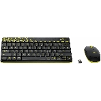 Комплект клавиатура + мышь Logitech Wireless Desktop MK240 Nano черный Retail Combo, фото 1