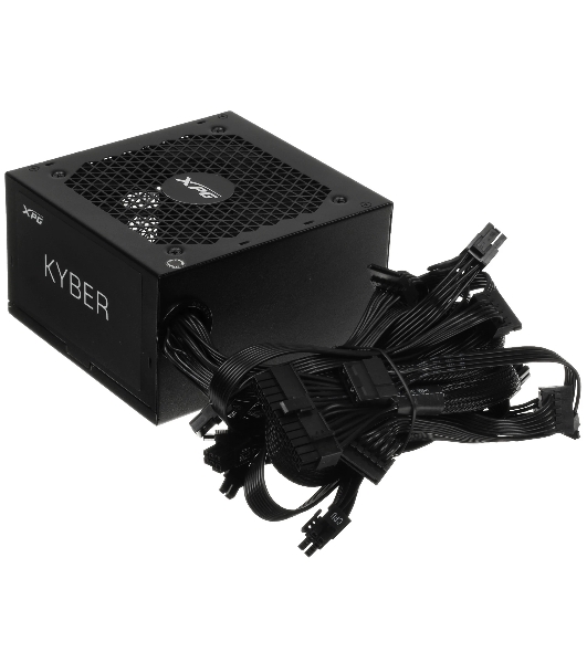 Блок питания ADATA XPG KYBER 650 RTL (KYBER650G-BKCEU), 650Вт, 80 PLUS Gold, 120мм, черный