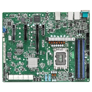Материнская плата серверная ASRock EC266D4-4L, LGA1700, Intel C266, 4xDDR5 (ECC), 14xSATA, 2xM.2, 1xPCIe 5.0 x16, 1xPCIe 5.0 x8, 1xPCIe 4.0 x4, 1xVGA, 5x1Gb LAN (вкл. IPMI), 2xUSB-A 5Gbps, 1xCOM, ATX