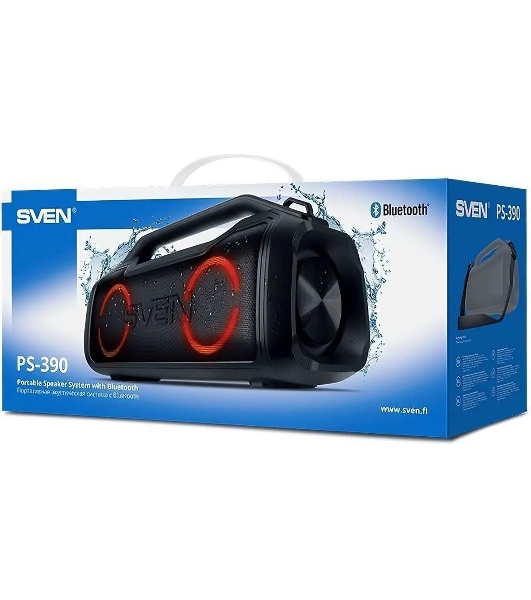 Мобильные колонки SVEN PS-390 2.0 черный
