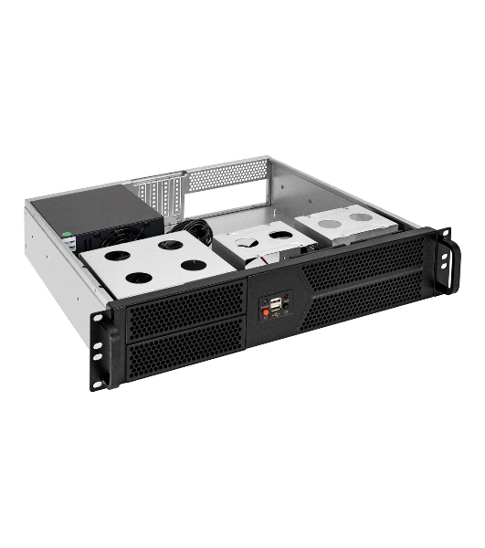 Серверный корпус ExeGate Pro 2U400-04 (RM 19', высота 2U, глубина 400, БП 1000ADS, 2хUSB)