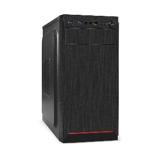 Компьютерный корпус Minitower ExeGate BAA-114U2-UNS500 (mATX, БП UNS500 с вент. 12см, 1хUSB+2хUSB 3.0, аудио, черный)