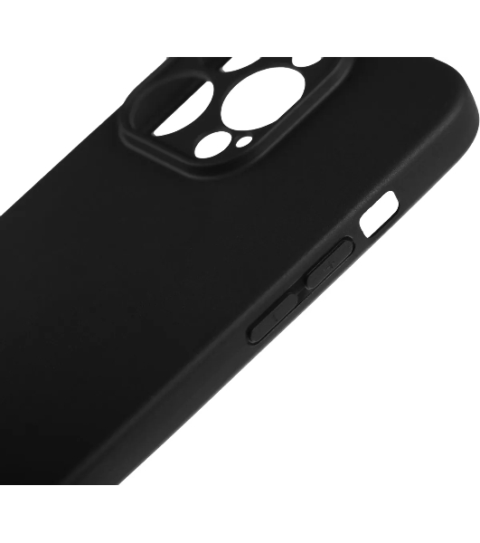 Чехол (клип-кейс) BoraSCO для Apple iPhone 15 Pro черный