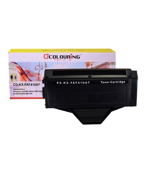 Картридж Colouring CG-KX-FAT410A7 черный (2500 копий) для принтеров Panasonic KX-MB1500/KX-MB1520/KX-MB1530/KX-MB1536