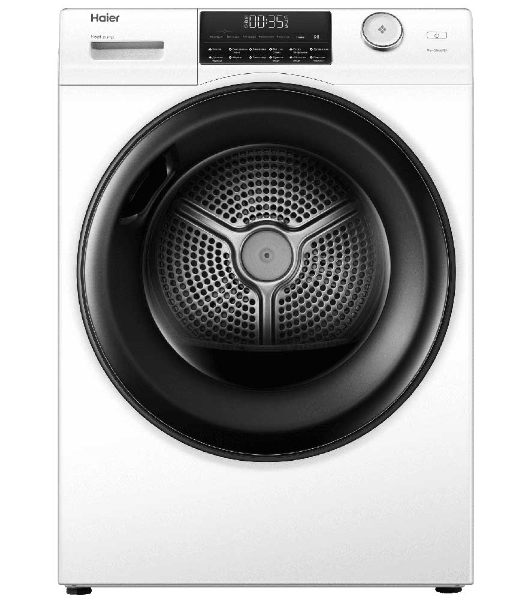 Сушильная машина Haier HD90-A2959 белый, 9 кг, сушка - тепловой насос, программ - 12, 59.5 x 84.5 x 66.5 см