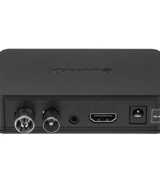 Приставка для цифрового ТВ LUMAX DV1120HD черный, DVB-T2, DVB-T, DVB-C, HDMI, USB 2.0