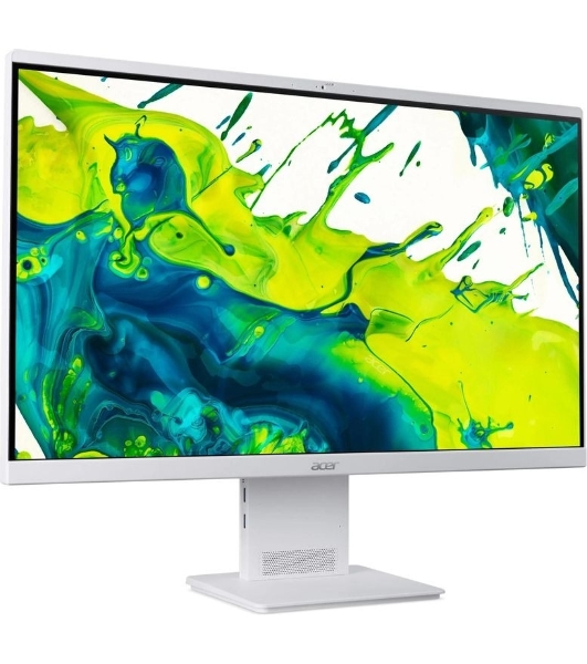 Моноблок Acer Aspire S27B-UGMTL-H 27' Full HD Core Ultra 7 155H (1.4) 16Gb SSD512Gb Arc graphics Eshell GbitEth WiFi BT 90W клавиатура мышь Cam белый 1920x1080