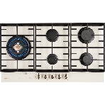 Газовая варочная панель HIBERG VM 9155 Y, бежевый, фото 1