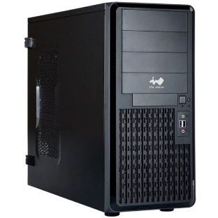 Компьютерный корпус Midi Tower InWin PE689 Black 750W P75F 80plus Gold USB3.0*2+A(HD)+front fan 120мм*1+rear fan 120мм*1+ 2*2SATA+1*1SATA+Intrusion Switch/holes for SL20” RACKMOUNT