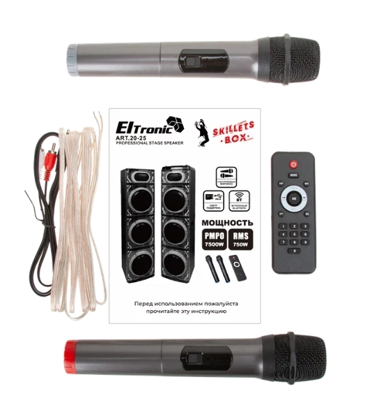 Колонка ELTRONIC 10' (20-25 SKILLETS BOX 7500) динамик 6шт/10' комплект 2 колонки