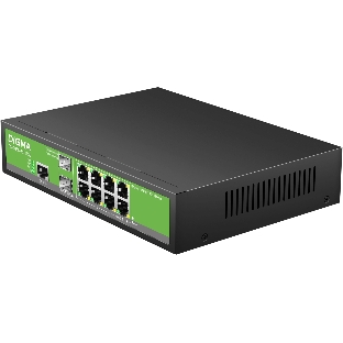 Коммутатор Digma DSP708G-2S-T135, 8×1 Гбит/с + 2×1 Гбит/с SFP, управляемый