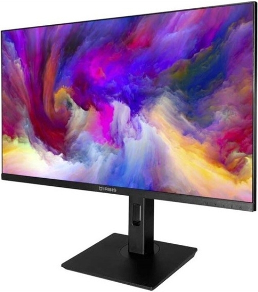 Монитор 27' Irbis SmartView 27 IPS 2560x1440, 75 Гц, 3 мс, 16:9, 300 кд/м², 1xHDMI, 1xDP, 1x3.5 мм, черный