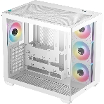 Компьютерный корпус Deepcool CG530 4F WH без БП, боковое окно (панорама), 3x120мм ARGB Reverce вентилятора на боковой стенке, 1x120мм ARGB вентилятор сзади, белый, ATX, фото9