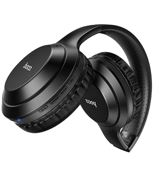 Беспроводные/проводные наушники Hoco W30 FUN MOVE черный, накладные, Bluetooth + проводной, до 8 ч.