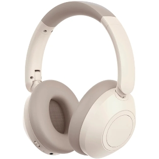 Беспроводные/проводные наушники Ritmix RH-475BTH бежевый, накладные, Bluetooth + проводной, складная конструкция, до 6 ч