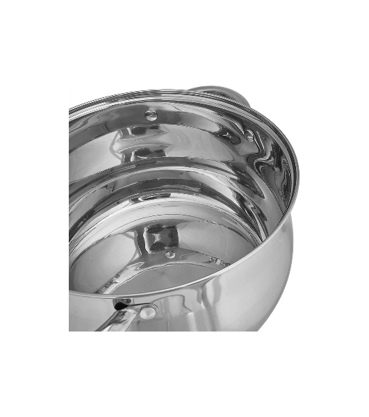 Кастрюля WEBBER BE-351/2 1,9 л, 16 см, из нержавеющей стали со стеклянной крышкой