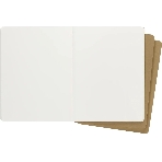 Блокнот Moleskine CAHIER JOURNAL QP423 XLarge 190х250 мм, обложка картон, 120 страниц, нелинованный, бежевый (3 шт), фото5