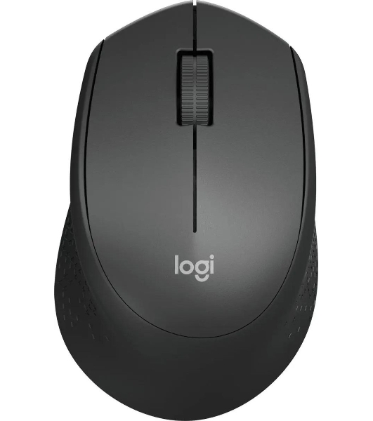 Мышь беспроводная Logitech M280 черный, 1000 dpi, радиоканал, USB, кнопки - 3