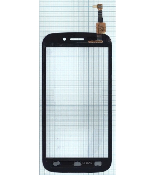 Сенсорное стекло (тачскрин) для Micromax A210 Canvas 4, черное