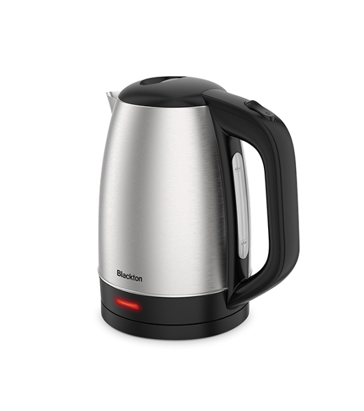 Электрочайник Blackton Bt KT1720SW стальной/черный, 1.7 л, 1800 Вт, скрытый нагревательный элемент
