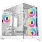 Компьютерный корпус Deepcool CG530 4F WH без БП, боковое окно (панорама), 3x120мм ARGB Reverce вентилятора на боковой стенке, 1x120мм ARGB вентилятор сзади, белый, ATX, фото10