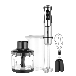Блендер Centek CT-1338 черный/сталь, 1300 Вт, DC мотор, РЕГУЛЯТОР МОЩНОСТИ сLED, стакан, чоппер, венчик, фото 1