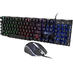 Комплект клавиатура+мышь Oklick 400GMK проводной, USB, 1200 DPI, чёрный, фото5