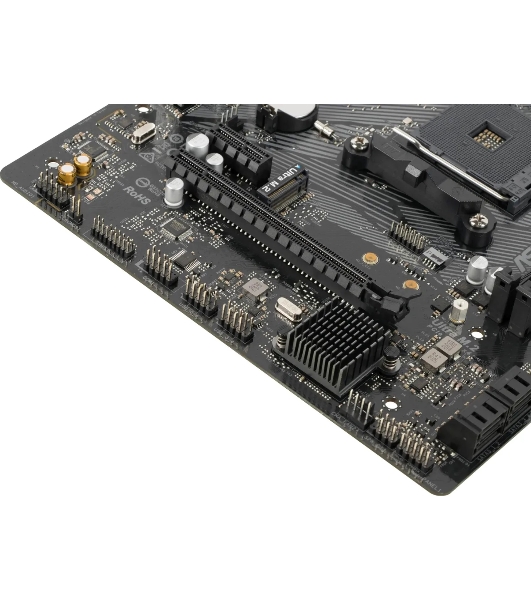 Материнская плата ASRock A520M-HDV, AMD A520, 2x1x M.2 , 1x PCI-E x16, 1x PCI-E x1, 1x D-Sub есть, 1x HDMI есть, 1x DVI есть, 1x DP нет, 1x 1Gb LAN Wi-Fi нет, BT нет, 2x USB 2.0, 2x USB 3.2 Gen1, 7.1, microATX