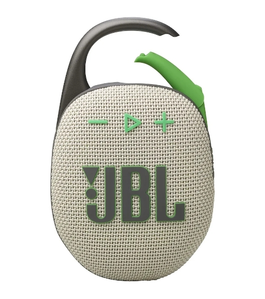 Колонка портативная JBL Clip 5 песочный 7W Mono BT 10м 1400mAh