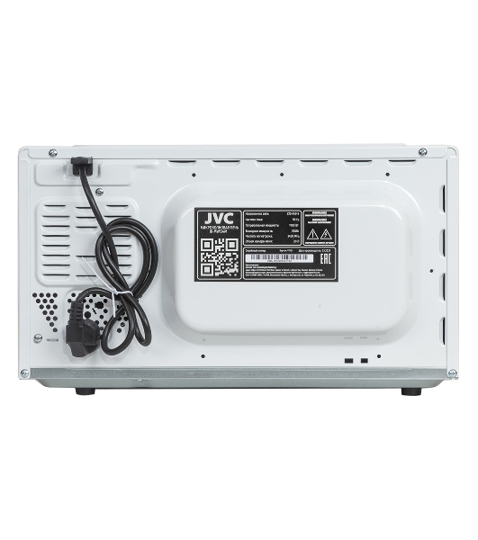 Микроволновая печь JVC JK-MW134M белый, 20 л, 700 Вт, переключатели - поворотный механизм