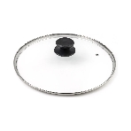 Крышка LARA LR01-100 30 см, стеклянная, универсальная, стильная ручка, фото 1