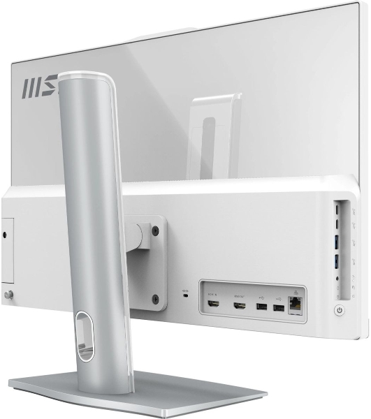 Моноблок MSI Modern AM242TP 1M-1019XRU 23.8'(1920x1080 (матовый))/Touch/Intel Core 5 120U(1.4Ghz)/16384Mb/512PCISSDGb/noDVD/Int:Intel Graphics/Cam/BT/WiFi/war 1y/4.65kg/белый/DOS + Wireless KB+M (9S6-AE0722-1467)