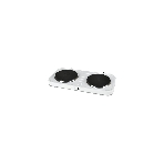 Плита настольная электрическая Blackton Bt HP217W белый, 2 кВт, ТЭН, конфорки - 2, эмаль, поворотные переключатели, фото8