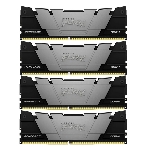 Оперативная память Kingston Fury Renegade, DDR4, 32Gb (4x8GB), 3200MHz, CL16, DIMM, с радиатором, черный, фото 1