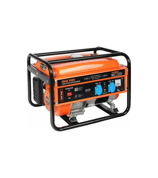 Электрогенератор бензиновый Patriot Max Power SRGE 3500, 2.8 кВт, 67 дБ, 40 кг