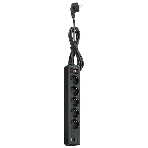 Сетевой фильтр QUMO Power Bar 5SP4U (P-0005), черный, фото3