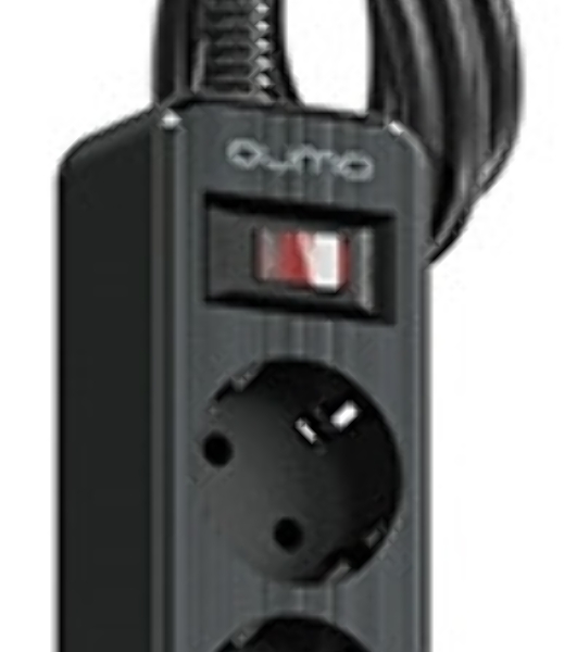 Сетевой фильтр QUMO Power Bar 5SP4U (P-0005), черный