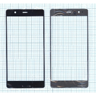 Стекло для Huawei P9 Plus черное
