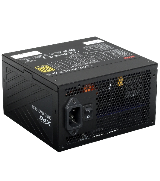 Блок питания ADATA XPG Core Reactor II COREREACTORII750GOLD RTL (COREREACTORII750G-BKCEU), 750Вт, 80 PLUS Gold, 120мм, модульный, черный