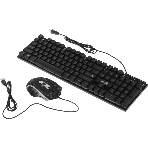 Комплект клавиатура+мышь Defender Aura MKP-117 проводной, USB, 2400 DPI, черный, фото9