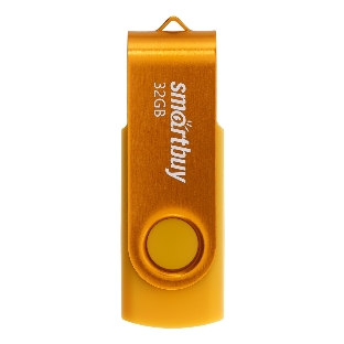 Флешка USB Smartbuy Twist Yellow (SB032Gb2TWY), 32Gb, USB 2.0, R/W 15/12, желтый