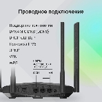 Роутер беспроводной Digma DWR-N302LTE N300 10/100BASE-TX/3G/4G cat. 4 черный, фото2
