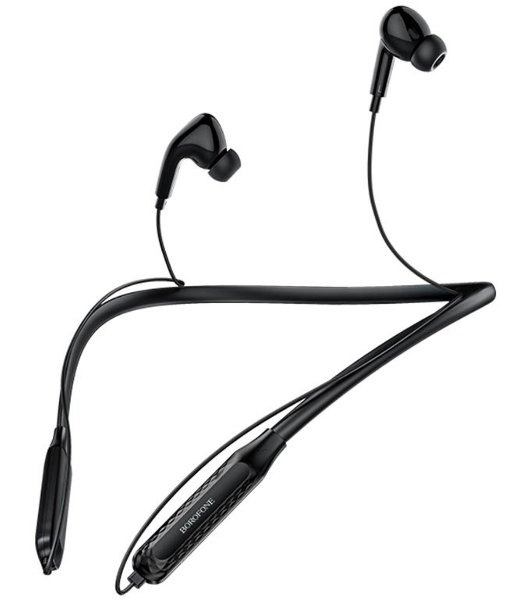 Наушники TWS Borofone BE45 черный, внутриканальные, Bluetooth, сенсорное управление, до 3 ч