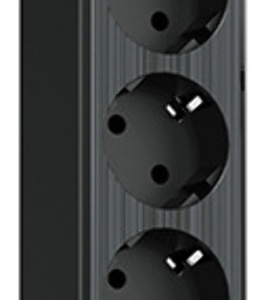 Сетевой фильтр QUMO Power Bar 5SP4U (P-0005), черный