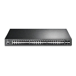 Коммутатор 48-port Gigabit PoE+ L2+ switch, 48 802.3af/at PoE+ ports, 4 Gb SFP slots, 1 RJ-45 + 1Micro-USB console ports, 348W PoE budget, фото 1