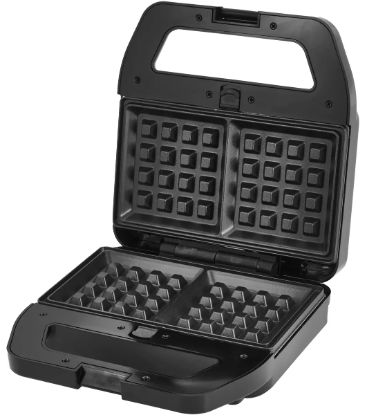 Вафельница Vitek VT-2626 850Вт черный/серебристый
